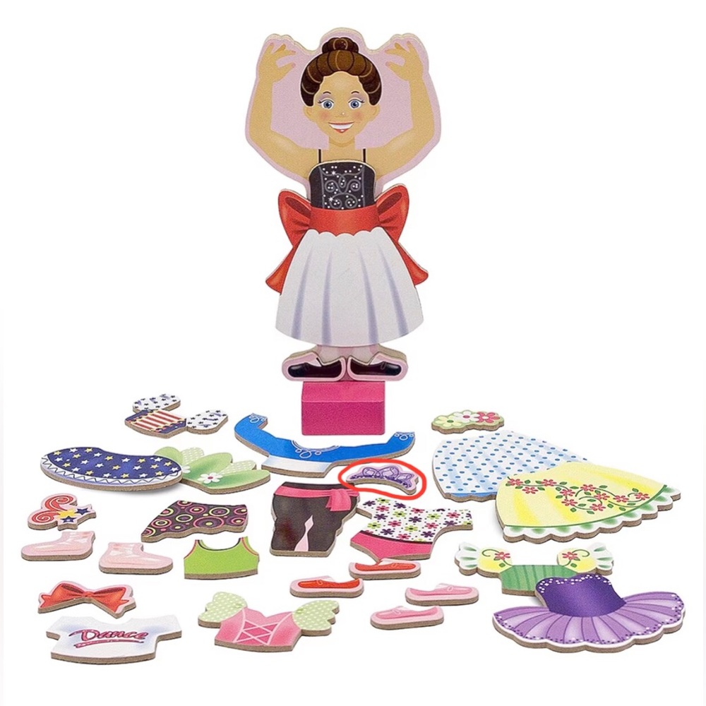 Melissa & Doug | Nina Ballerina Magnetic Dress-Up